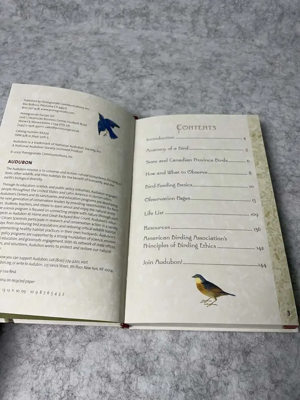 National Audubon Society Birder's Journal by Pomegranate